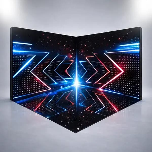 Светодиодная фотозона с LED-экраном на мероприятии