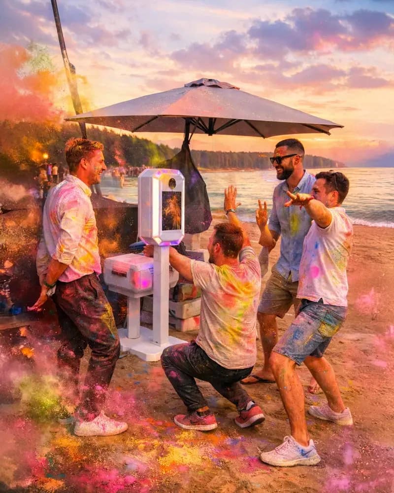 Нейрофотобудка на фестивале - AI-генерация для сотен гостей