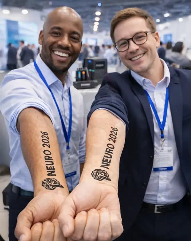 Печать временных тату на конференции