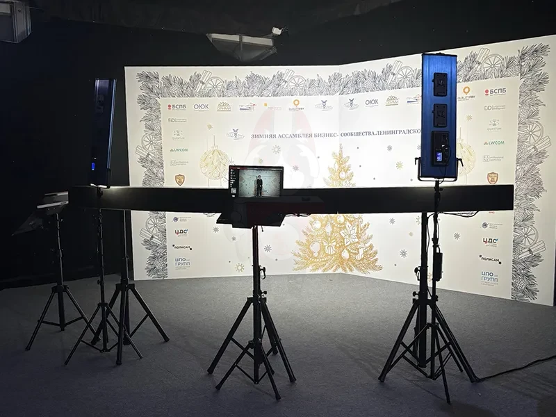 3D-фотозона на Зимней ассамблее бизнес-сообщества Ленинградской области