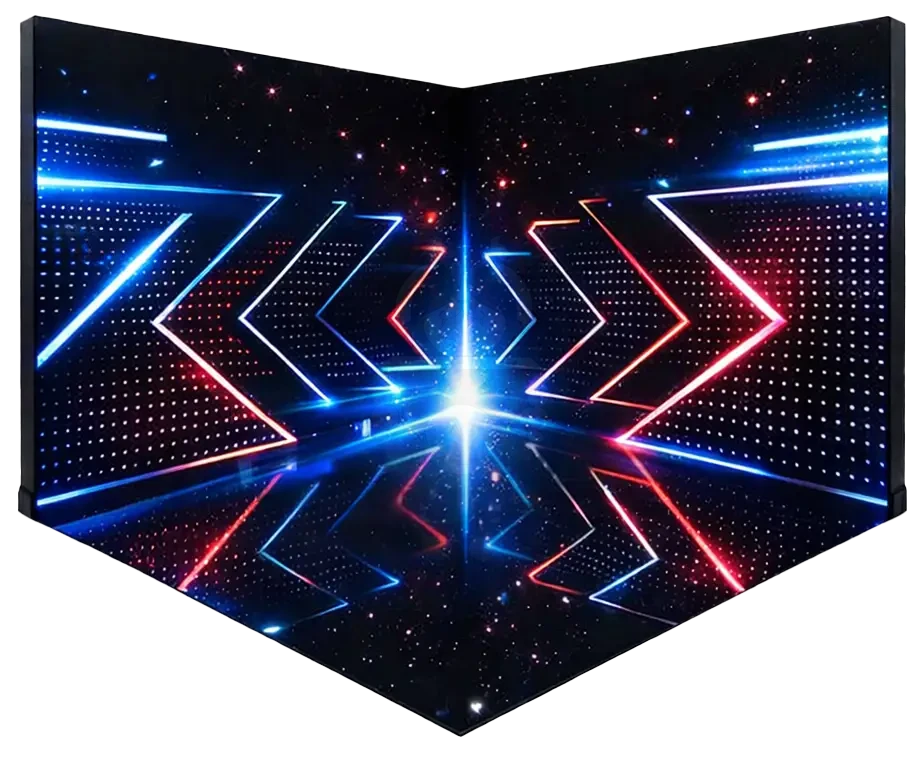 Светодиодная фотозона с LED-экранами на мероприятии