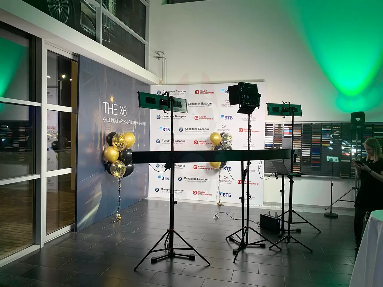 Фотозона Bullet Time на презентации BMW X6 в автоцентре Северная Бавария, Петрозаводск