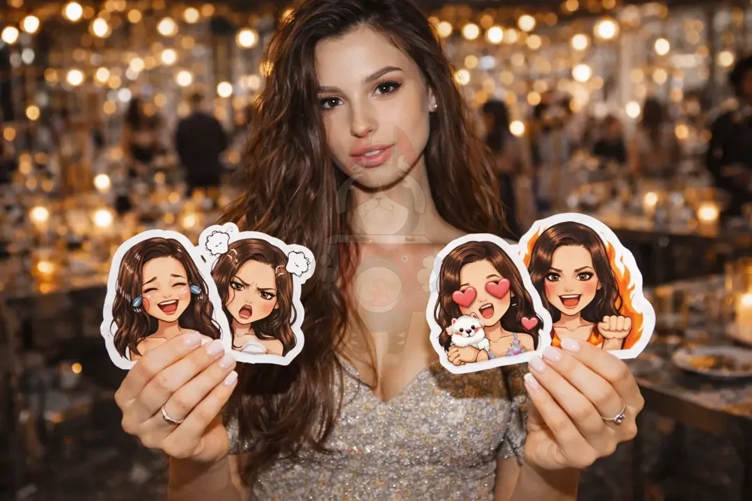 Персональные стикеры из фото гостя от ВидеоШеф