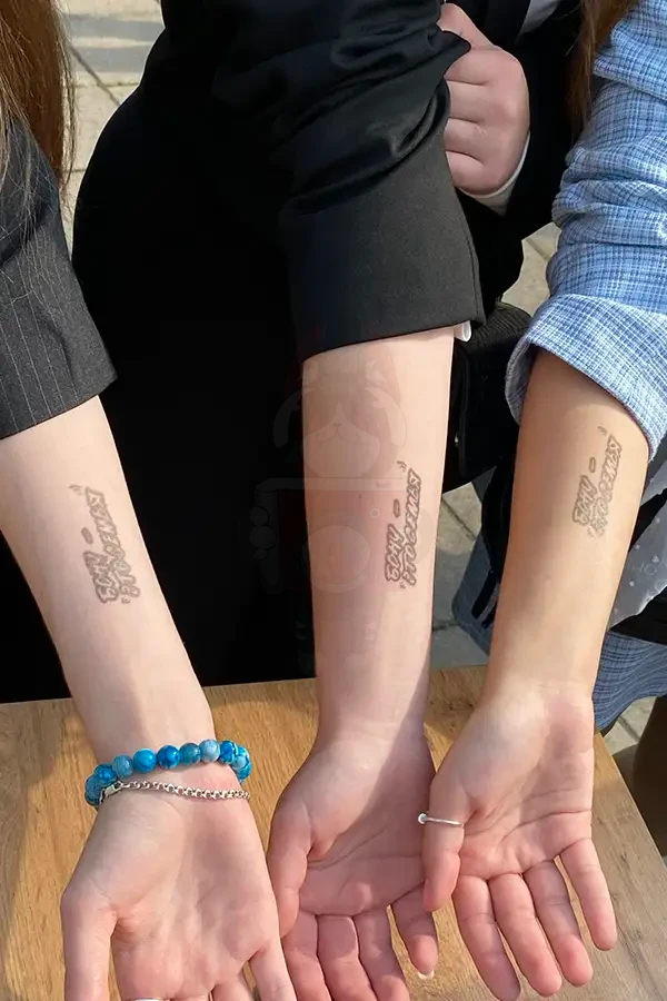 Детализированная временная татуировка на руке, нанесенная принтером Prinker